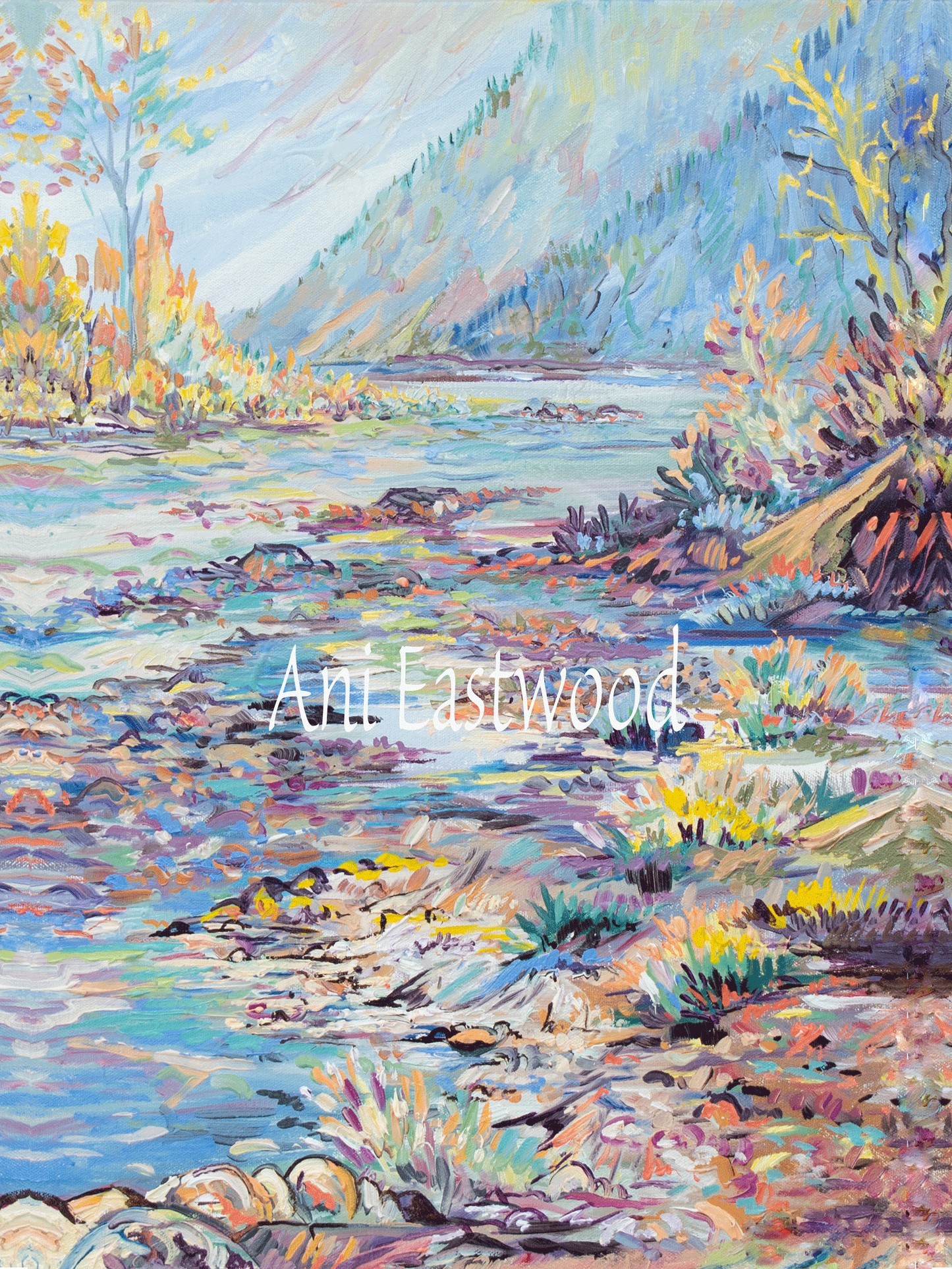 Water in the Rocks" 2023 Ani Eastwood